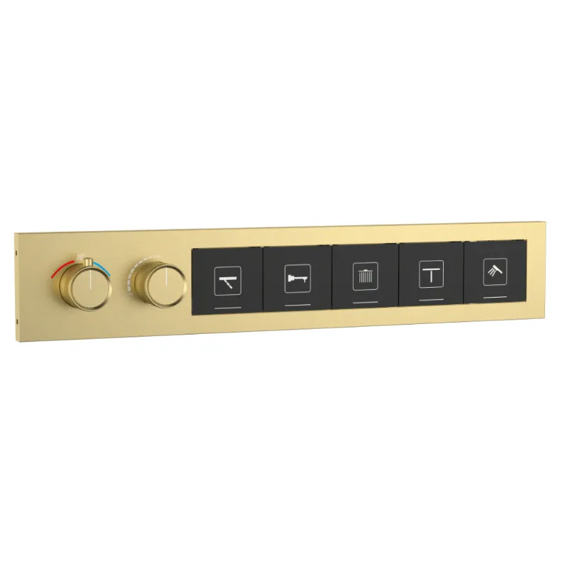 Thermostatic concealed shower mixer 5fuction