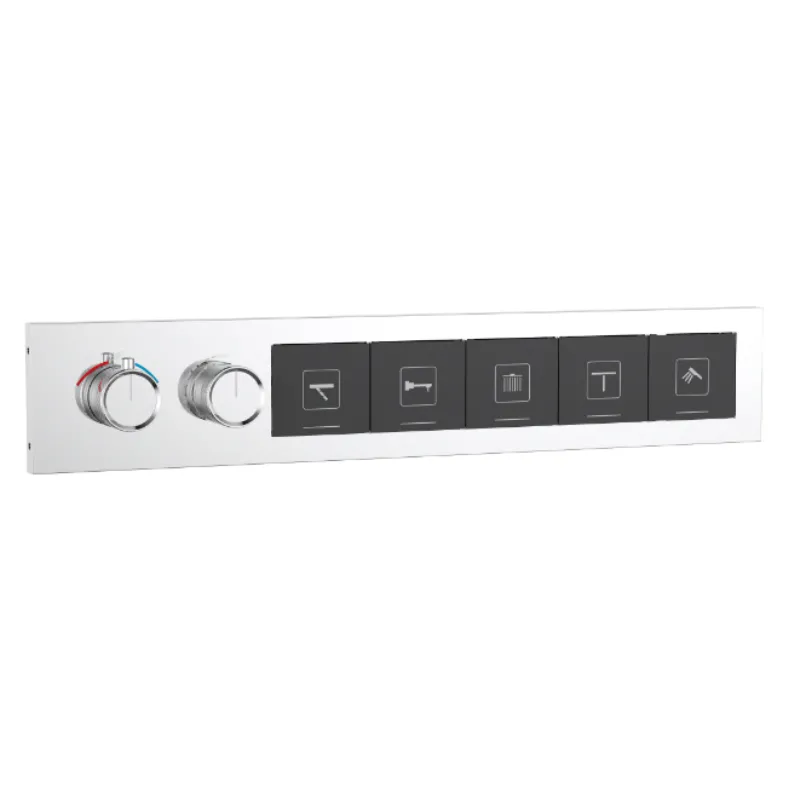 Thermostatic concealed shower mixer 6fuction