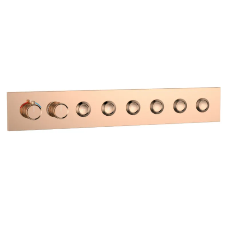 Thermostatic concealed shower mixer 6fuction