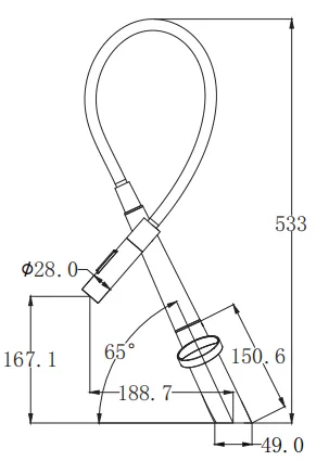Kitchen sink table faucet
