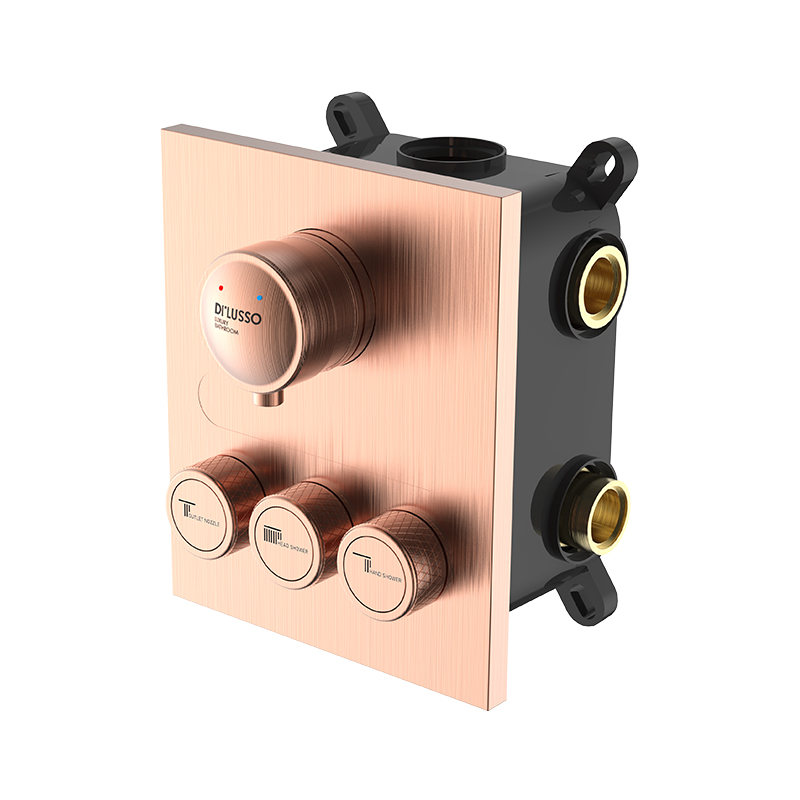 Thermostatic concealed shower mixer 3fuction