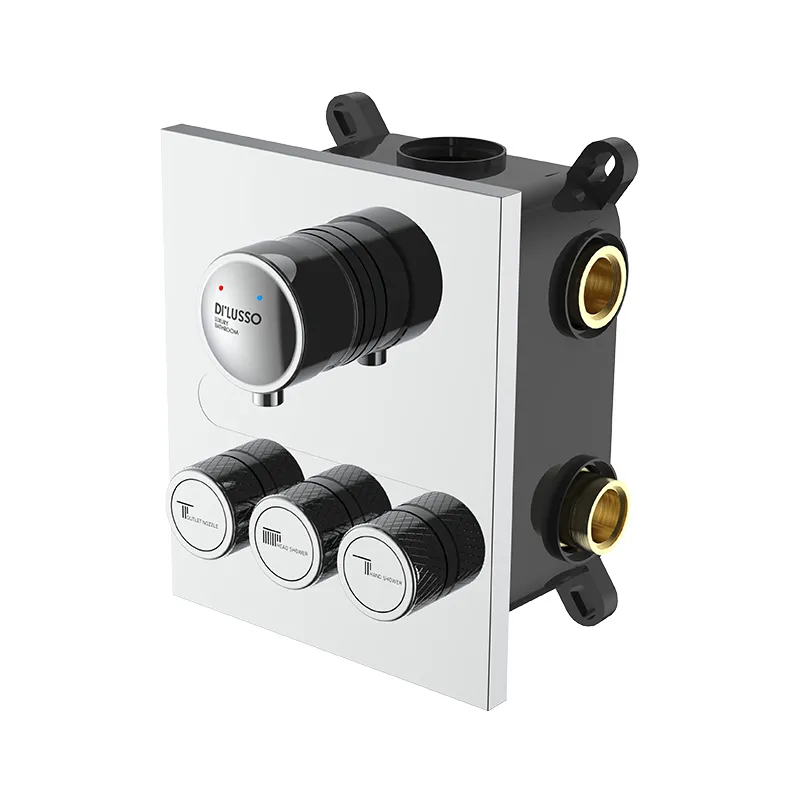 Thermostatic concealed shower mixer 3fuction