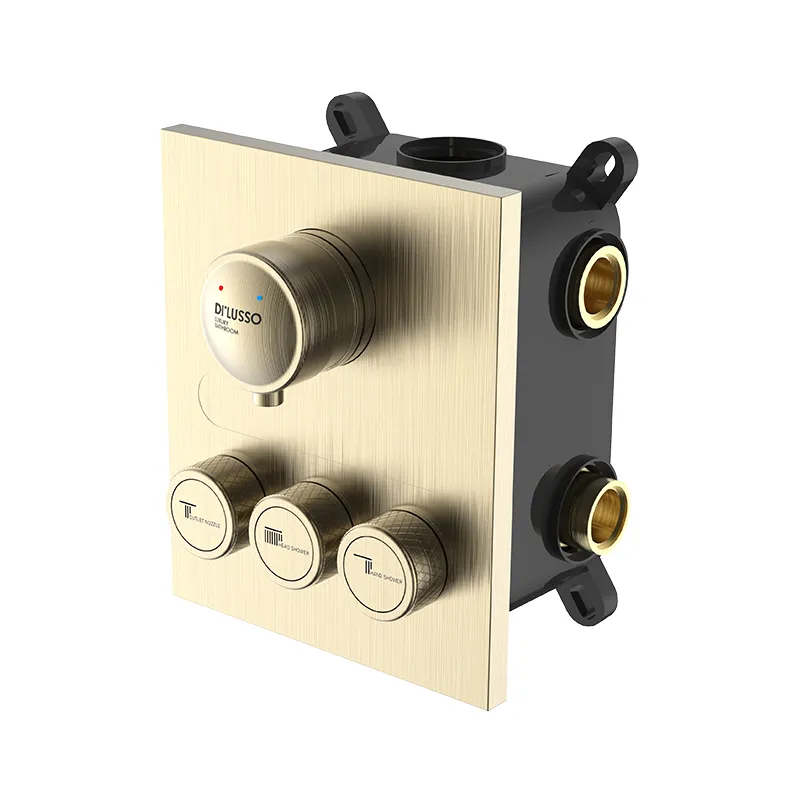 Thermostatic concealed shower mixer 3fuction
