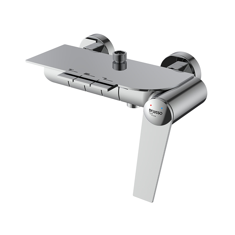 Wall mixer-with bend